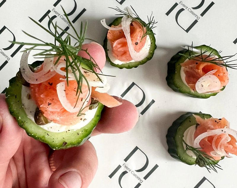 Smoked Salmon & Cucumber Bites (GF)