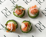 Smoked Salmon & Cucumber Bites (GF)