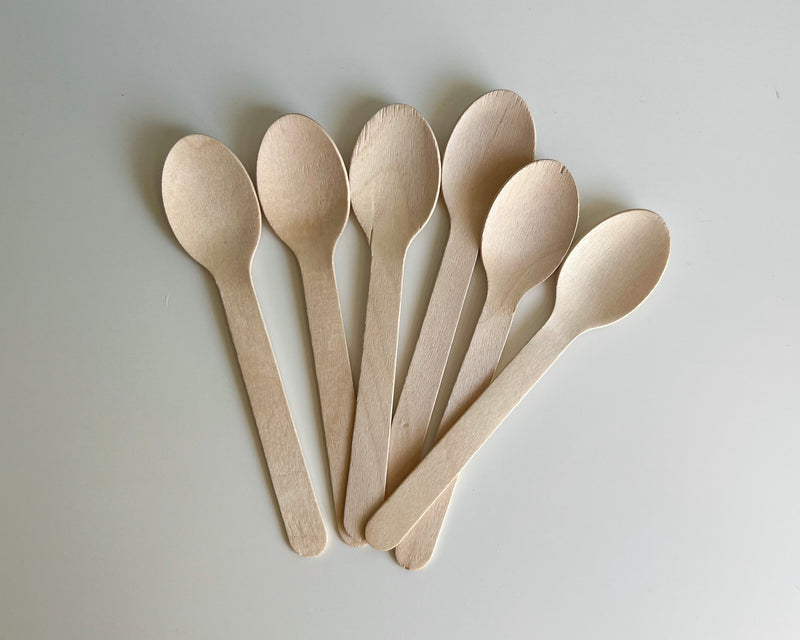 Bamboo Spoons & Napkins (6)